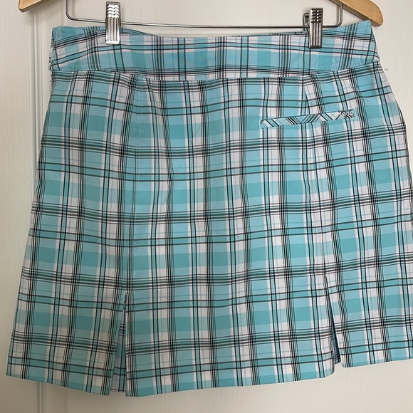 Izod cools fx stretch women's plaid skort size 6 - Picture 3 of 6